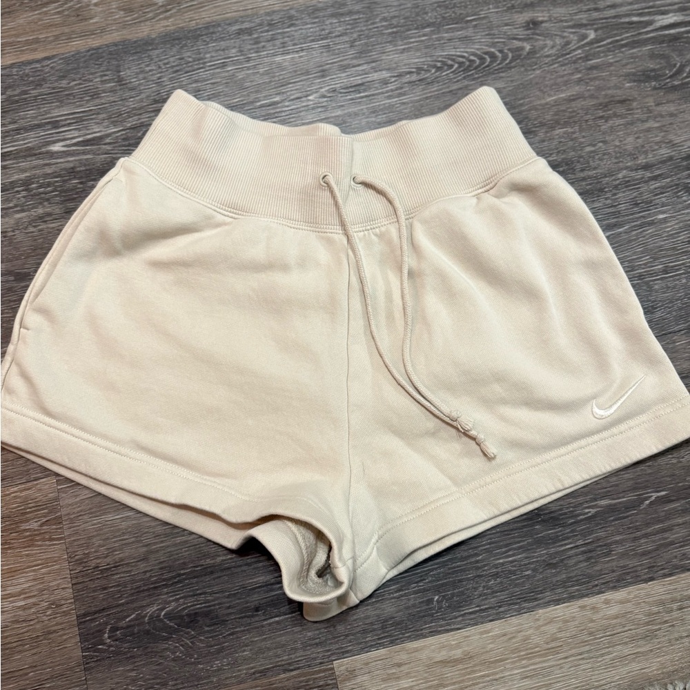 Nike Women's Beige Athletic Shorts